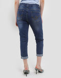 Expand Unefa Jeans Celana Jeans Washed Tone Wanita