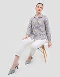 Expand Genara Blouse Kemeja Motif Bunga Wanita