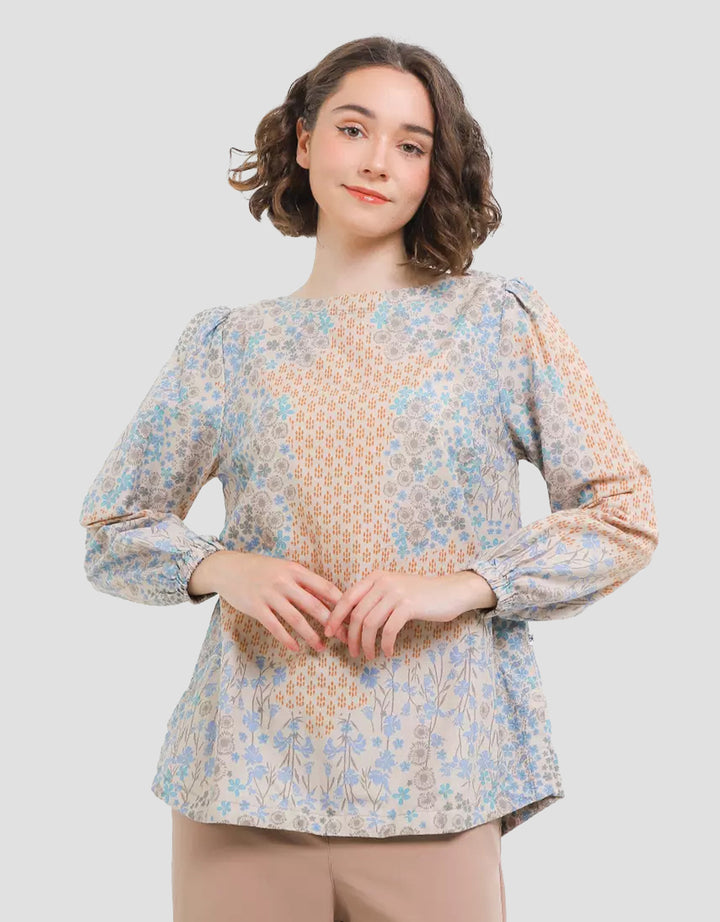 Expand Keisha Blouse Full Pattern Wanita