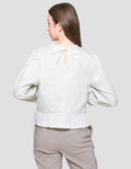Nevada Regular Peplum With Lace Blouse for Women