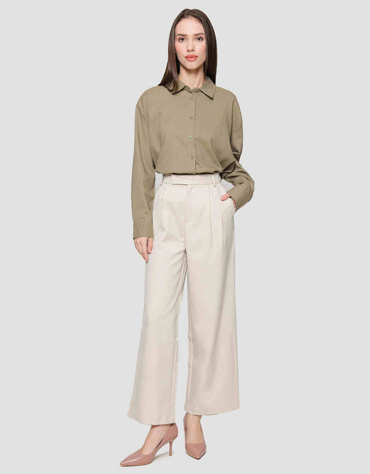 Nevada Poly Wnif Celana Trousers Wanita