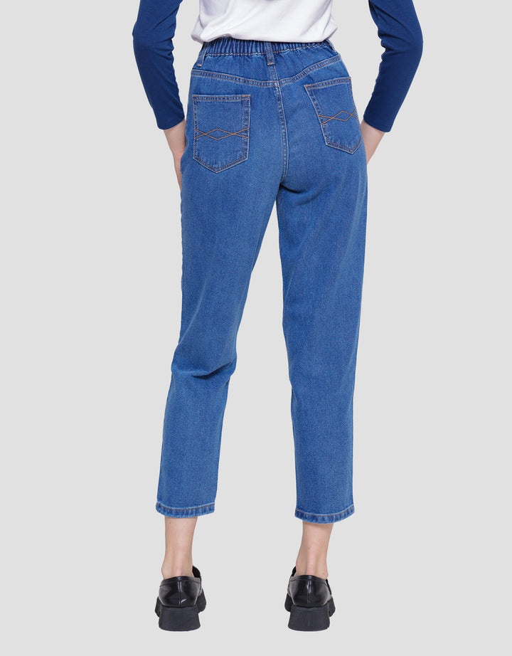 Nevada Denim Mom Fit Celana Wanita