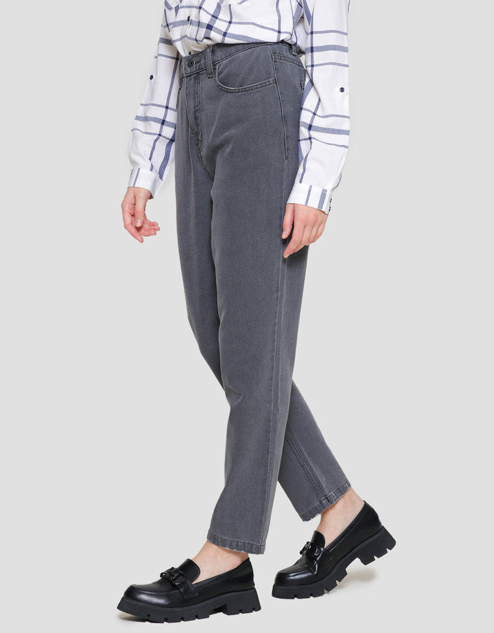 Nevada Denim Mom Fit Celana Wanita