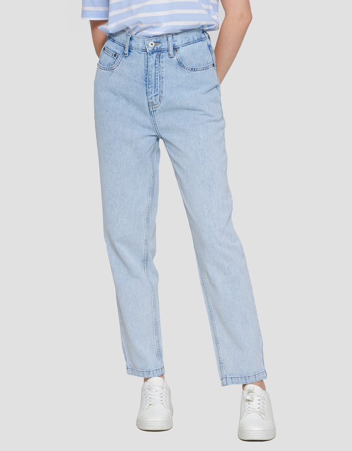 Nevada Denim Mom Fit Celana Wanita