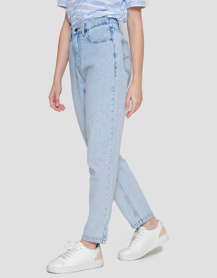 Nevada Denim Mom Fit Celana Wanita