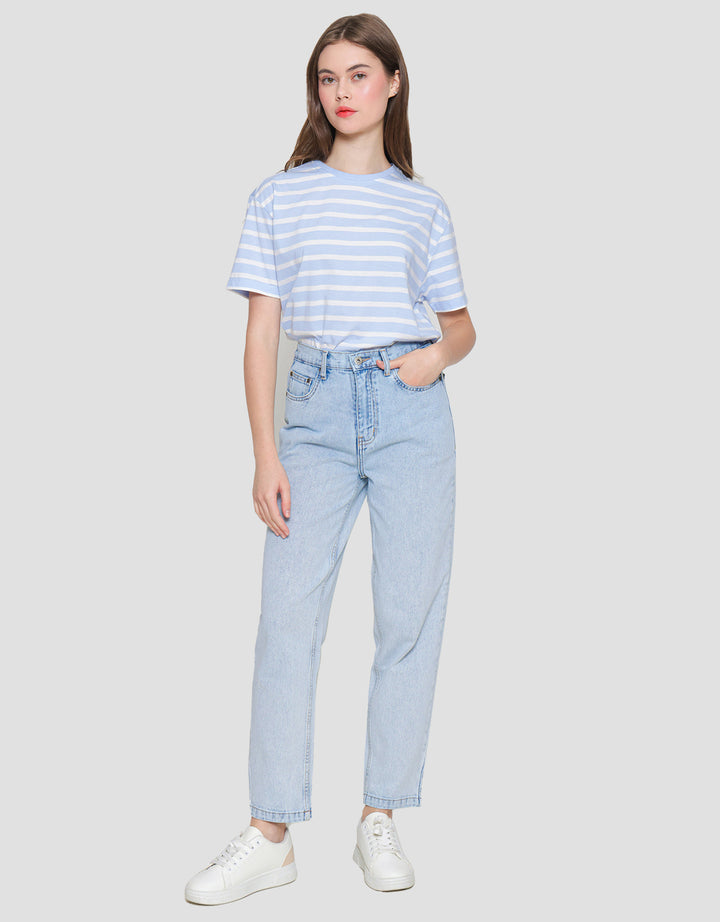 Nevada Denim Mom Fit Celana Wanita