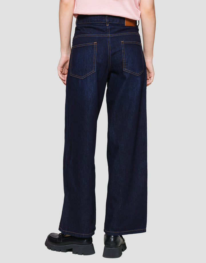 Nevada Wide Leg Light Celana Denim Wanita