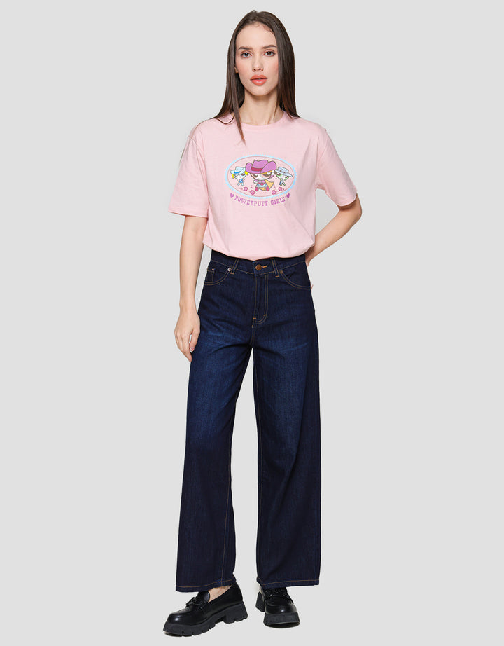 Nevada Wide Leg Light Celana Denim Wanita