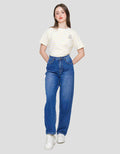 Nevada Straight Regu Celana Denim Wanita