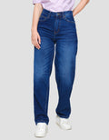Nevada Straight Regu Celana Denim Wanita