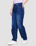 Nevada Straight Regu Celana Denim Wanita