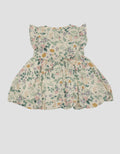 Little M FullprintbKelinji Straw Midi Dress Baby Girl