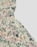 Little M FullprintbKelinji Straw Midi Dress Baby Girl