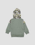 Little M Cns Dino Baby Boy Jacket