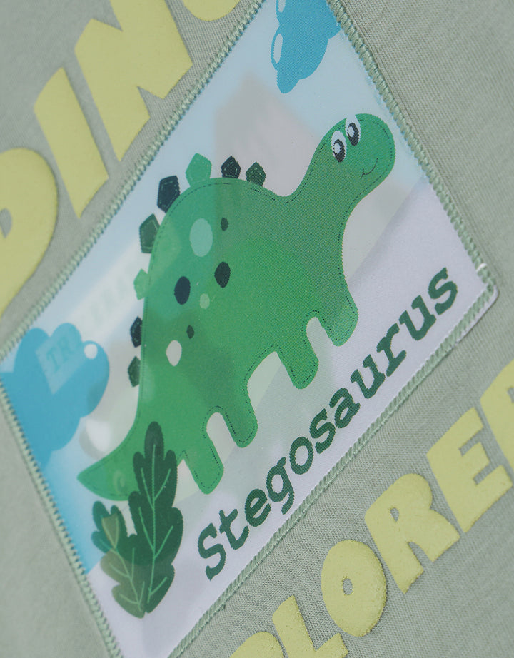 Little M Dino Hologram Baby Boy T-Shirt