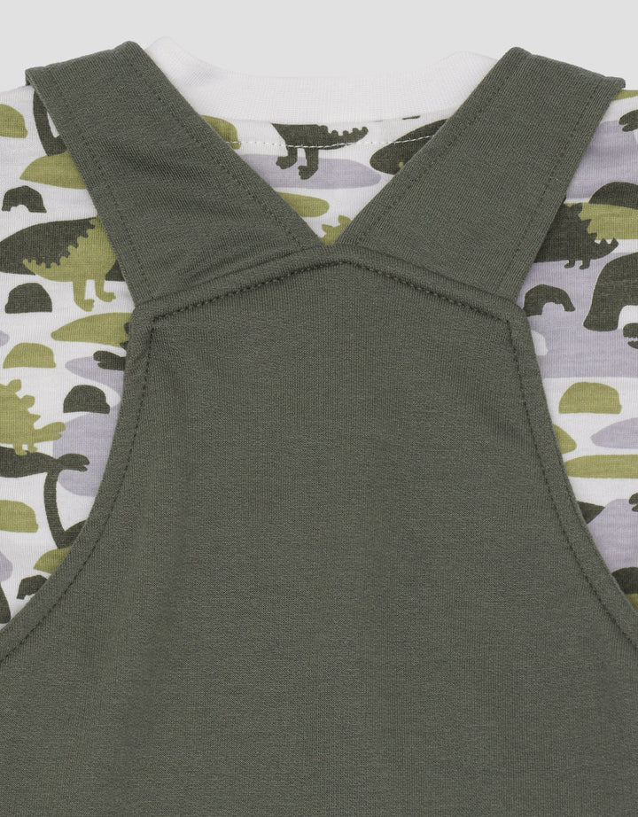 Little M Dino Trex Overall Bayi Laki-laki