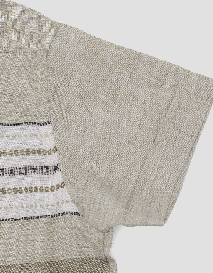 Little M Kombi Ulos Cns Kemeja Lengan Pendek Anak Laki-Laki