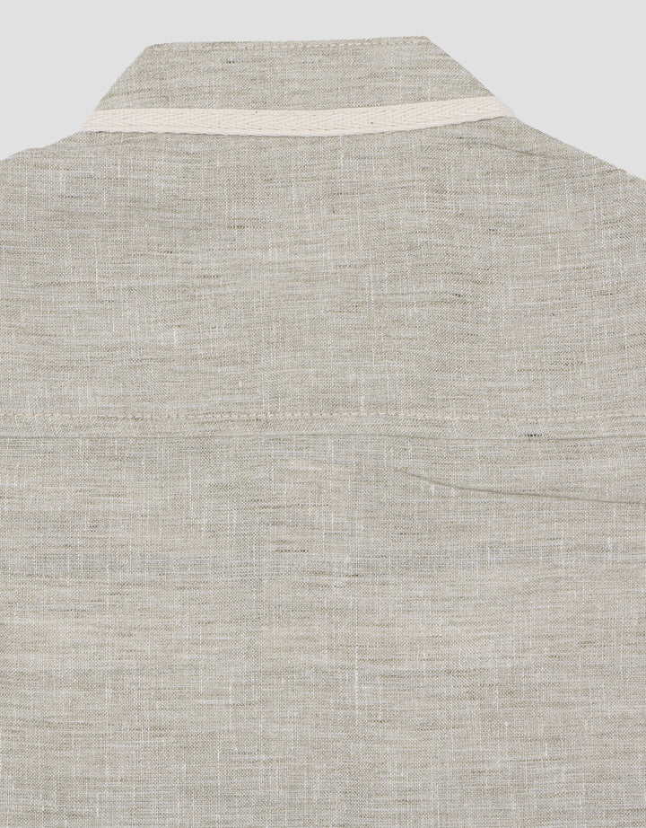 Little M Kombi Ulos Cns Kemeja Lengan Pendek Anak Laki-Laki