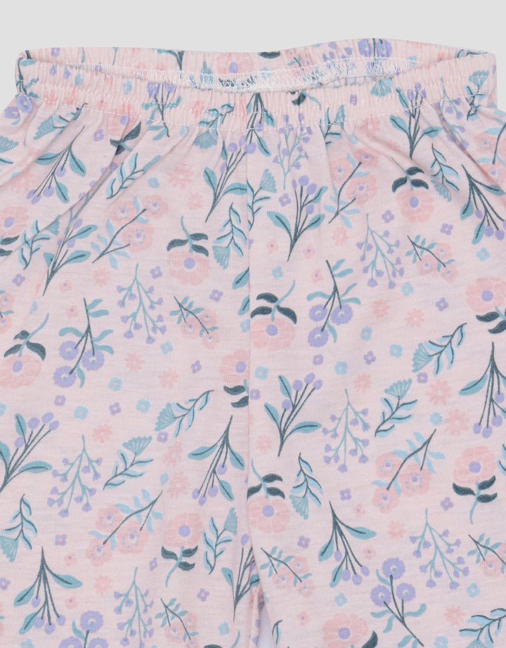 Little M Bunny Print Set Piyama Bayi Perempuan