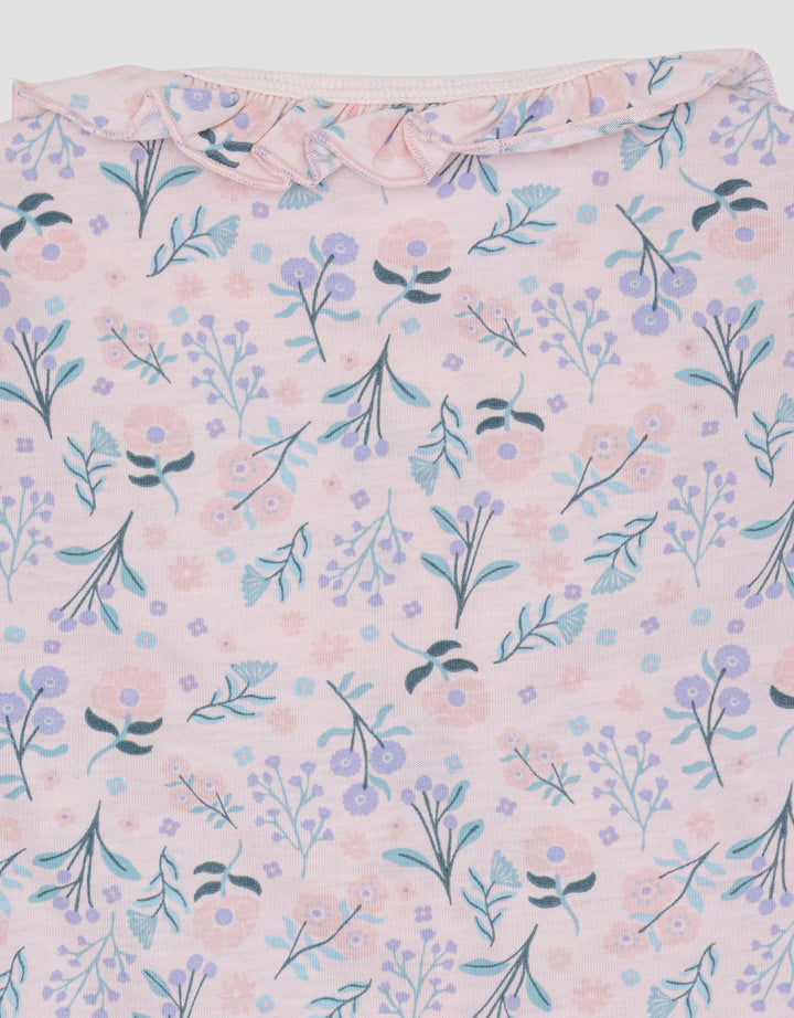 Little M Bunny Print Set Piyama Bayi Perempuan