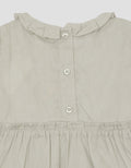 Pipiniko Pleated Ruffle Neck Blouse for Girls
