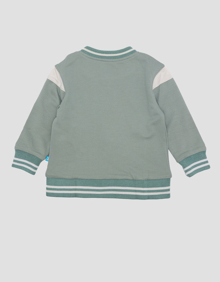 Pipiniko Knit Baseball Mecth13 Jaket Bayi Laki-Laki