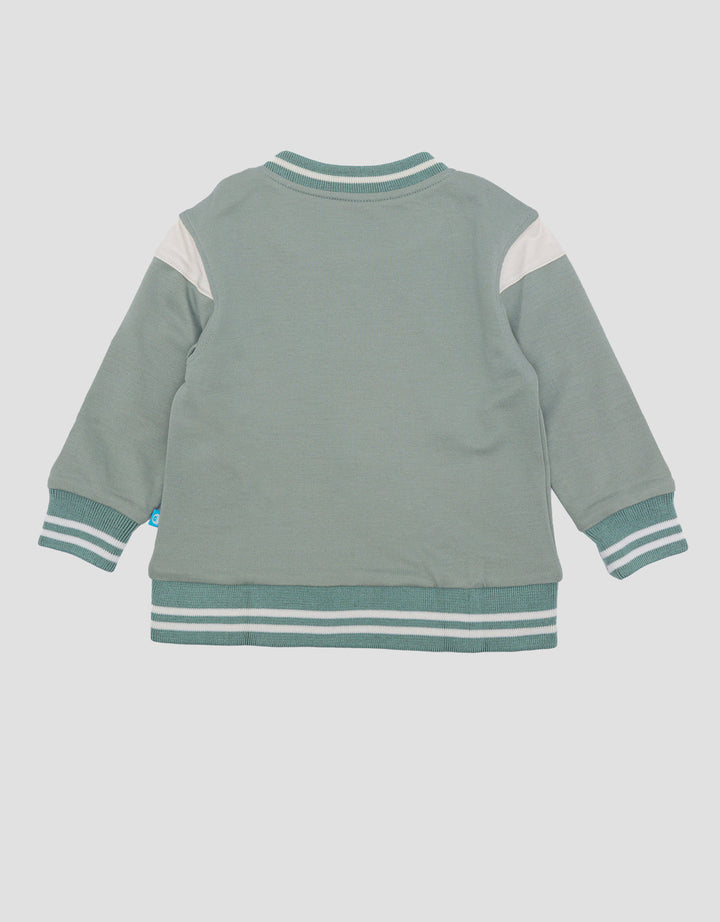 Pipiniko Knit Baseball Mecth13 Jaket Bayi Laki-Laki