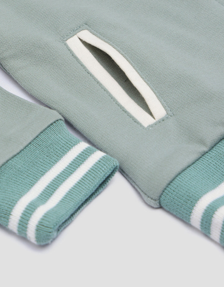 Pipiniko Knit Baseball Mecth13 Jaket Bayi Laki-Laki