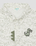 Little M Print Dino Boys Shirt