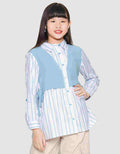 Nevada Solid Combi Girls Shirt