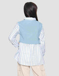 Nevada Solid Combi Girls Shirt