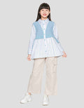 Nevada Solid Combi Girls Shirt