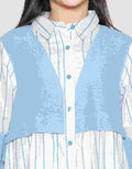 Nevada Solid Combi Girls Shirt