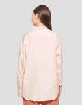 Connexion Plain Oversized Kemeja Lengan Panjang Wanita
