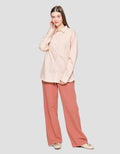 Connexion Plain Oversized Kemeja Lengan Panjang Wanita