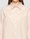 Connexion Plain Oversized Kemeja Lengan Panjang Wanita