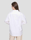 Connexion Plain Oversized Kemeja Lengan Panjang Wanita