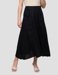 Connexion Linen Slit Elastic Women's Maxi Skirt