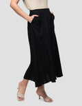 Connexion Linen Slit Elastic Women's Maxi Skirt