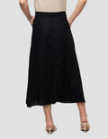 Connexion Linen Slit Elastic Women's Maxi Skirt