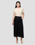 Connexion Linen Slit Elastic Women's Maxi Skirt