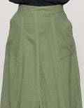 Connexion Linen Slit Elastic Women's Maxi Skirt