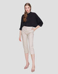 Connexion Crop Cotton Stretch Celana Panjang Wanita