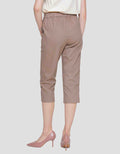 Connexion Crop Cotton Stretch Celana Panjang Wanita
