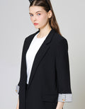 ZES Blazer Basic With Stripe Cuff MPROW002