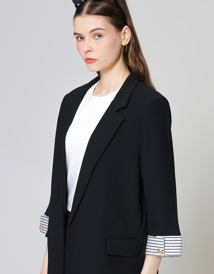 ZES Blazer Basic With Stripe Cuff MPROW002