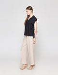 ZES Sleeveless Square Kemeja Wanita Mprwt003