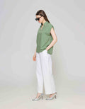 ZES Sleeveless Square Kemeja Wanita Mprwt003