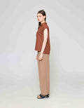 ZES Sleeveless Square Kemeja Wanita Mprwt003