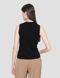 ZES Semi Turtle Neck Kaos Sleeveless Wanita Dtrtp002
